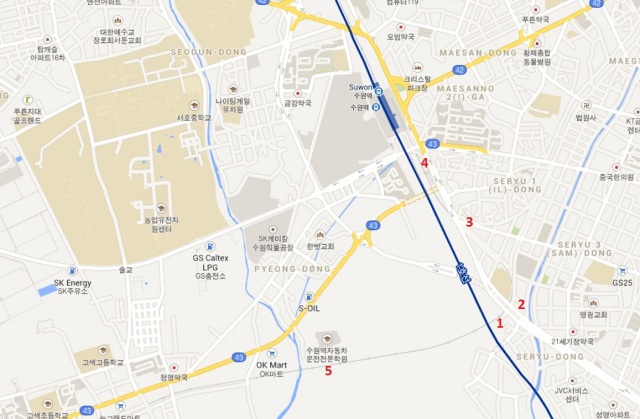 google-map-suwon-cityline